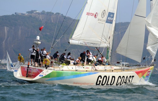 Gold Coast Australia at the start of Race 3 of the Clipper 11-12 Round the World Yacht Race  © Daniel Zeppe/onEdition